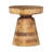 Robbie 16"W Solid Mango Wood Boho Contemporary Rustic End Table with Multipurpose Function-106572053