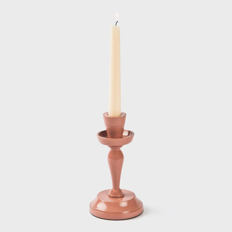 Mela Artisans Solene Candlestick, 10" H x 4.25" W x 4.25" D