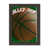 Black Woodgrain Flat Framed