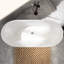 Baignoire de trempage autoportante en acrylique 67 po. X 29,5 po.-101947311