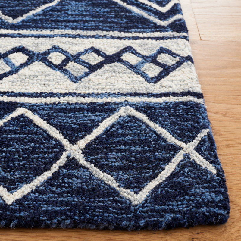 Tapis en laine et coton touffeté à la main Metro, Rectangulaire 3 pi x 5 pi