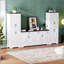 Armoire murale multifonctionnelle avec beaucoup de rangement, idéale pour les salons modernes