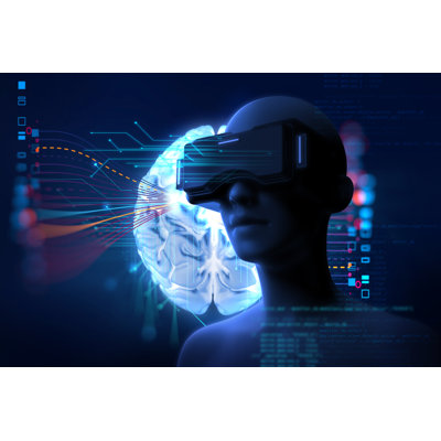 Firminia Virtual Human On Canvas by Monsitj Graphic Art