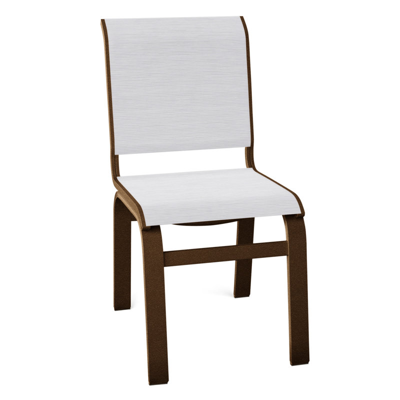 Chaise d'appoint de salle à manger Hiraku, Kona texturé, Abalone