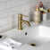 Quadras Ceramic Rectangular Console Bathroom Sink with Overflow