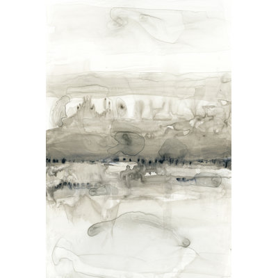 Grey On The Horizon I by Jennifer Goldberger - Painting on Canvas