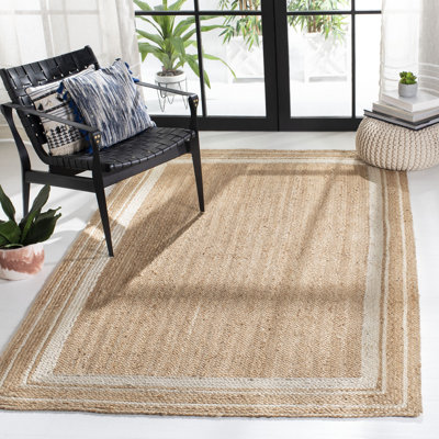 Tapis en jute tissé à la main Weintraub
