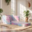 Twin 23.6 " Upholstered Convertible Sofa