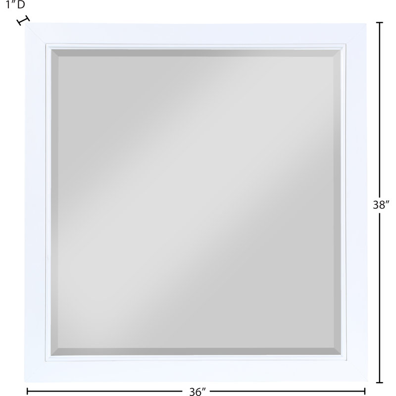 Marisol Poulan Accent Mirror, White