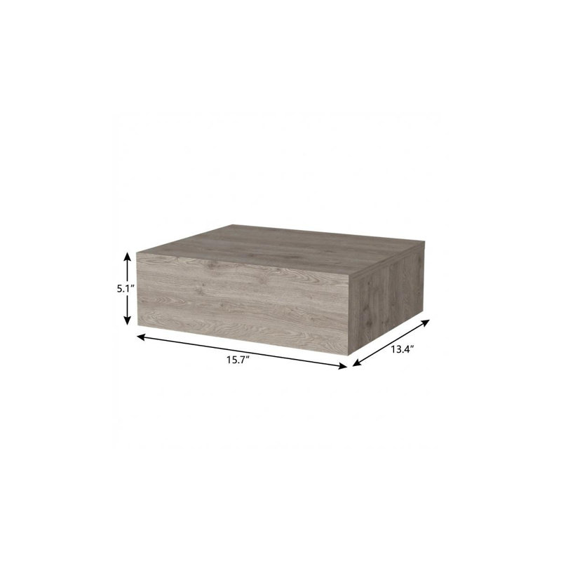 Table de chevet flottante 5 tiroirs 5 po