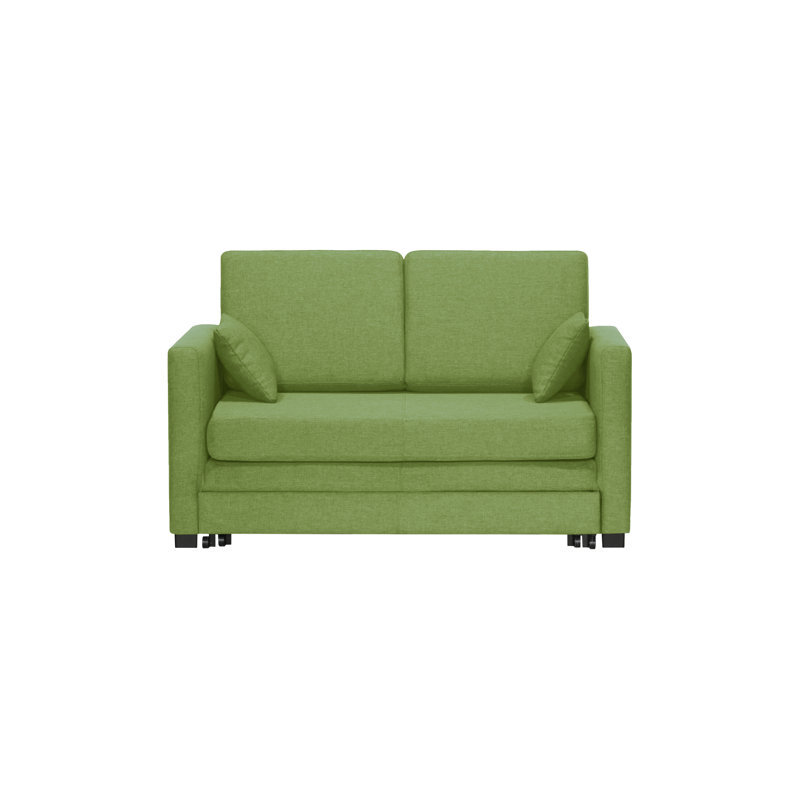 Ash Hill 2 Seater Sofa Bed, Green