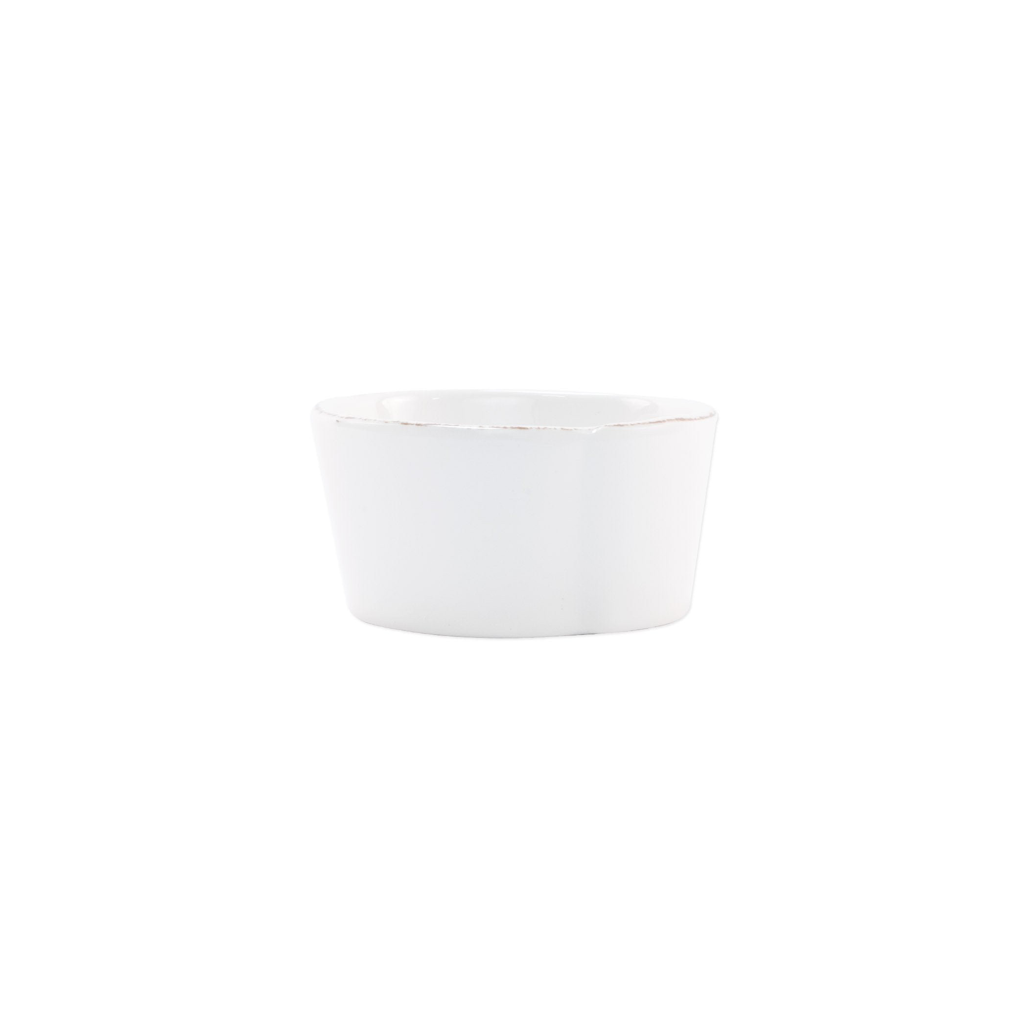 VIETRI MELAMINE LASTRA WHITE THREE-PART SERVER main image 1