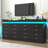 16 Drawer 78.7" W Dresser With Charging Station And LED Light-32319943