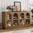 Laverda 4-Door Wood Sideboard Buffet Cabinet-337414417