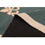 Tapisserie française vert foncé Kilim 9 pi 11 po x 13 pi 8 po