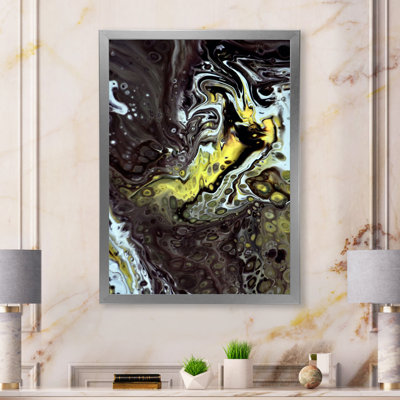 Œuvre d'art moderne sur toile