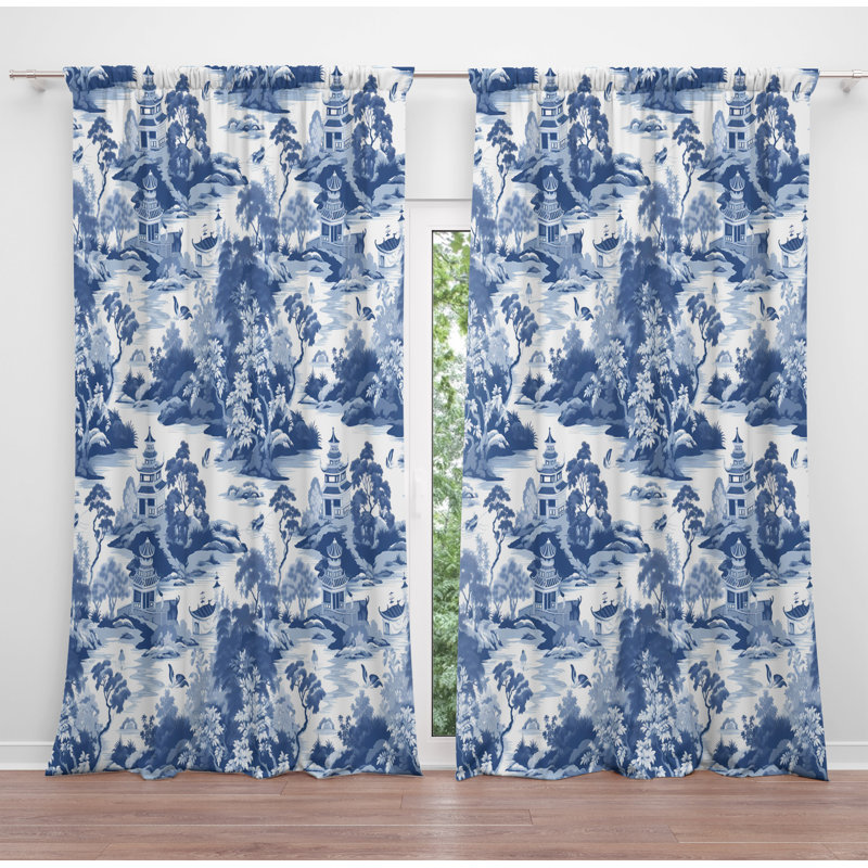 Paire de rideaux obscurcissant en polyester Gudula, L 20 po x L 61 po
