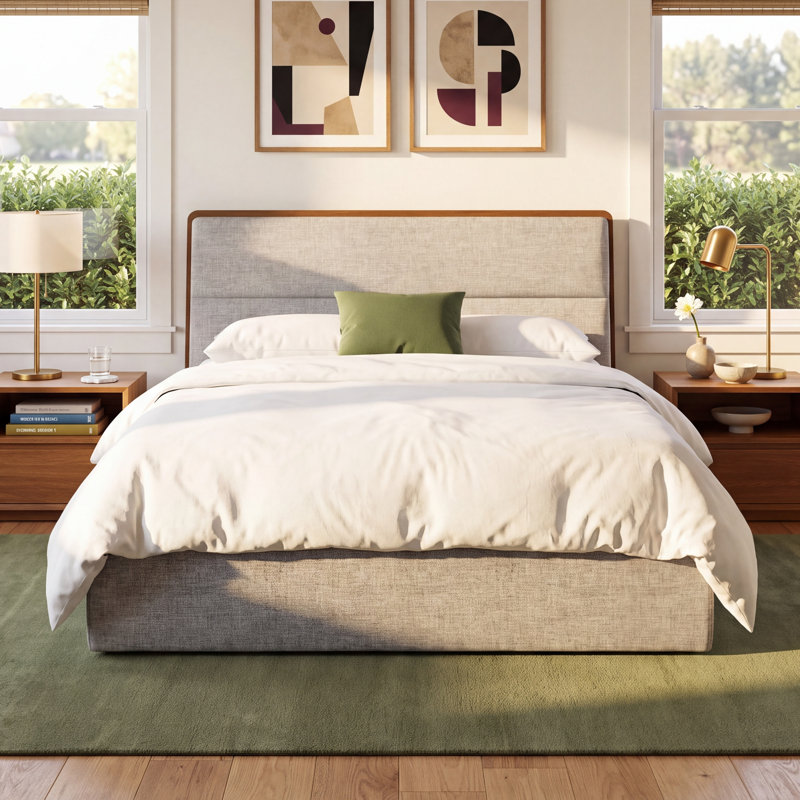 Berkeley Upholstered Platform Bed, King