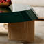 Table basse verte élégante, luxueuse et élégante