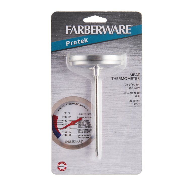  Farberware Meat Thermometer, One Size, Stainless Steel :  Everything Else