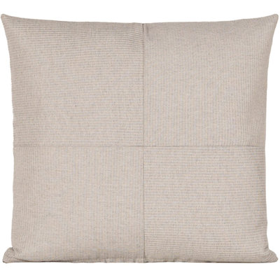 Redeem Patchwork and Striped Cotton Blend Throw Pillow