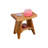 EcoDecors - Serenity, 18 Inch Wide - Teak Shower Bench - Bathroom Stool Seat - in Earthy Teak