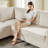 90.55’’ Upholstered Sofa With Storage Ottoman-1848924445