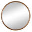 Miroir mural en bois de pin 31,5 po