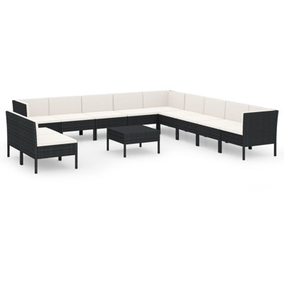 5 Piece Sectional Seating Group with Cushions