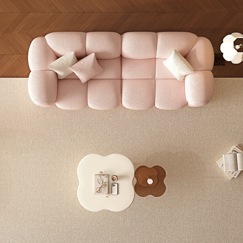 French Simple Cream Style Sofa