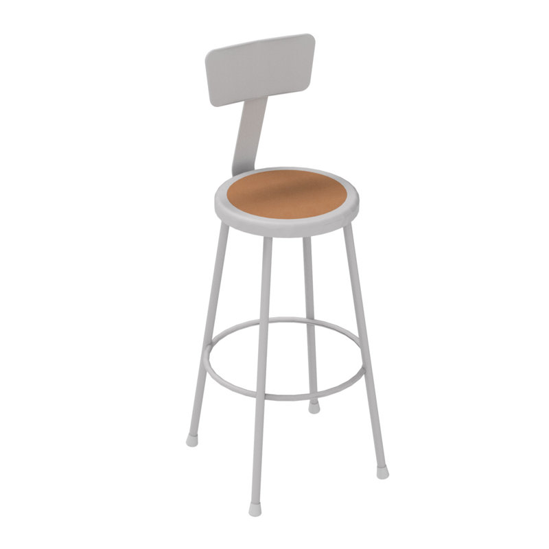 Tabouret réglable en hauteur avec pivot, Inclus, 30 po, Métal