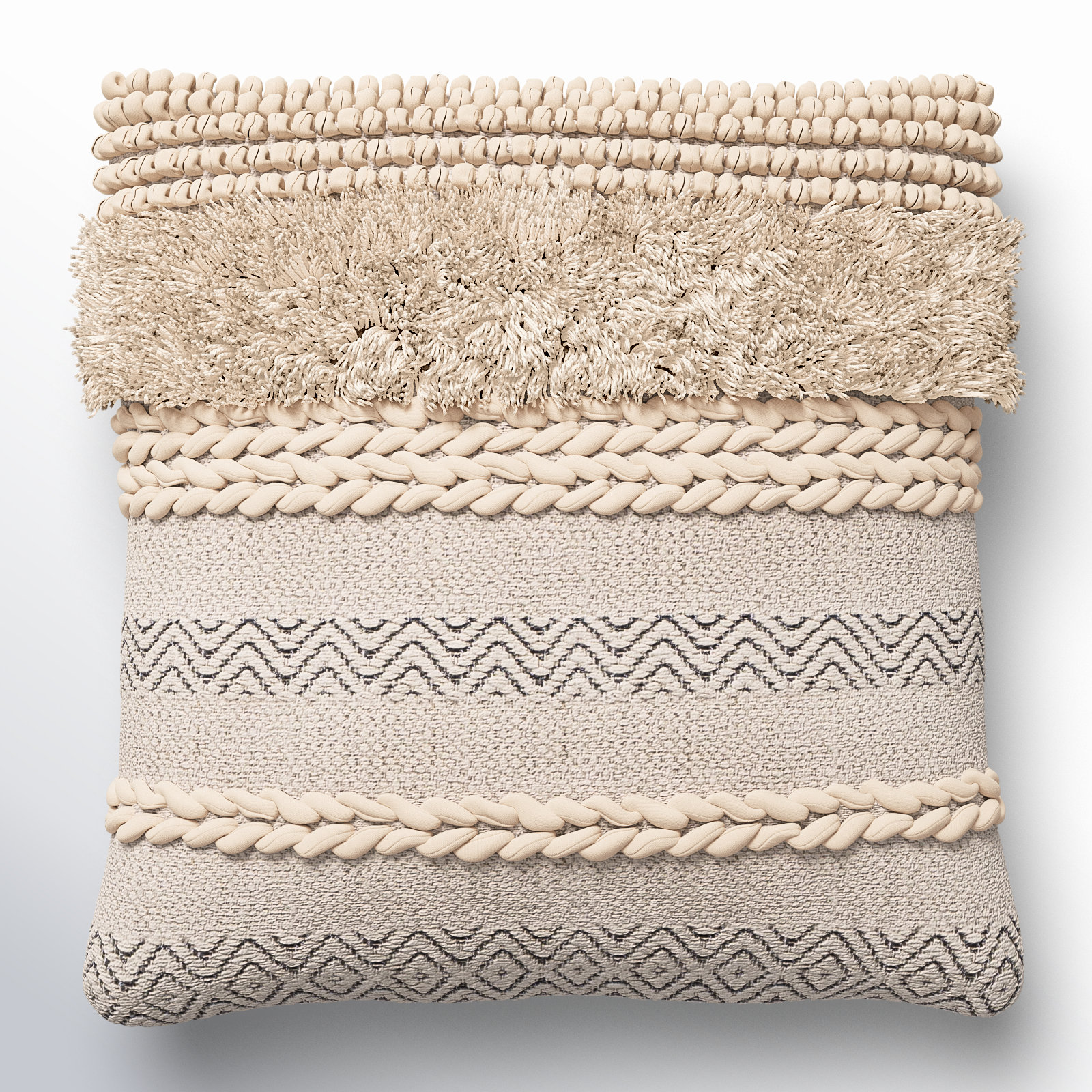 Joss & Main Venora Square Cotton Pillow & Reviews | Wayfair