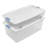 Sterilite Plastic Clear Stackable Latching Storage Box Container