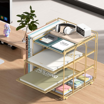 Rangement de bureau 4 niveaux