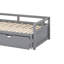 Lit de jour extensible simple avec lit gigogne, lit de jour en bois avec lit gigogne-1021702235