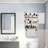 Jodiann 19.3W Wall Bathroom Cabinet with 2-Door X-shaped Barn Door Design-410392760