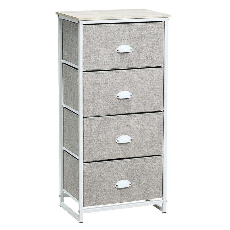 Pegues 45cm W Metal Bedside Table