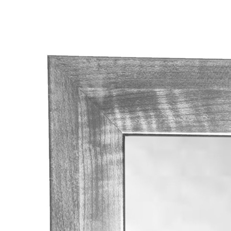 Miroir pleine longueur traditionnel noir fumé, H 62 po x l 24 po