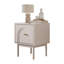 Bedside table LIBERTY nightstand with gold handle-1856233481