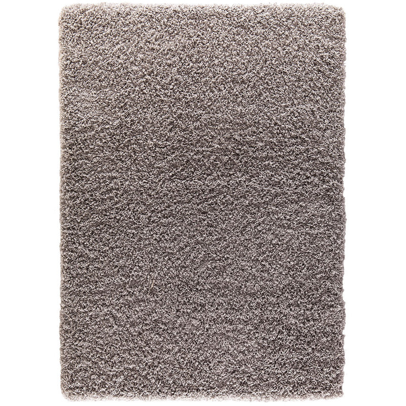 Verona Thick Grey Shaggy Area Rug – Soft Pile, Non-Slip, Durable Polypropylene Carpet for Living Room, Bedroom & Hallway