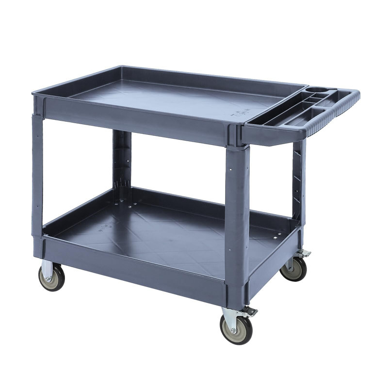 Chariot utilitaire robuste de 500 lb avec poignée de rangement