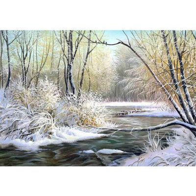 Forest Nature Landscape Peel & Stick Border