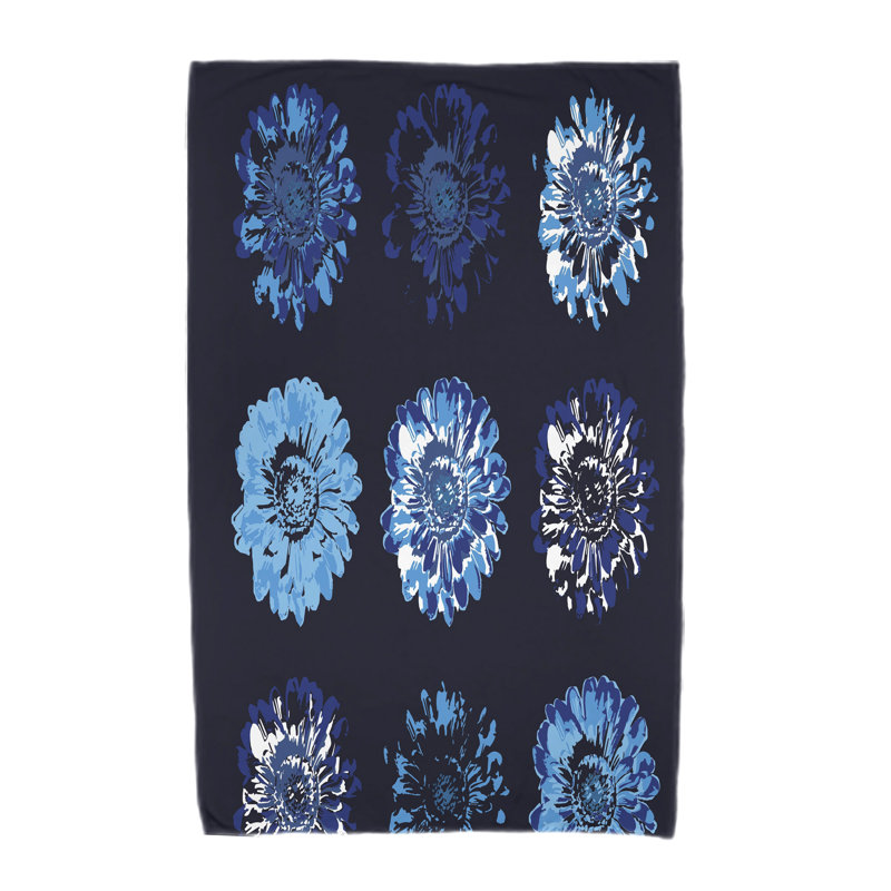 Serviette de plage Caillo, Bleu marine