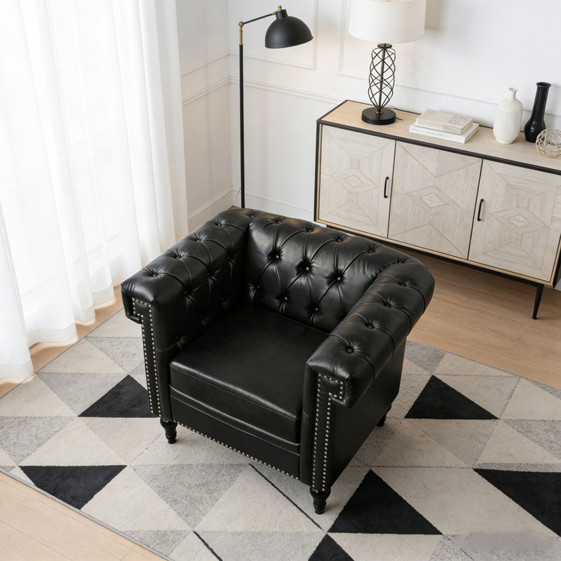 Chaise d'appoint pour le salon, Noir