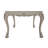 Krystalia Dining Table in Bone White
