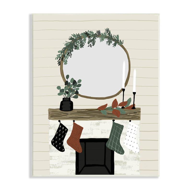 Figurine festive de Noël pour l'intérieur, H 15 po x l 10 po x P 0,5 po, Bois
