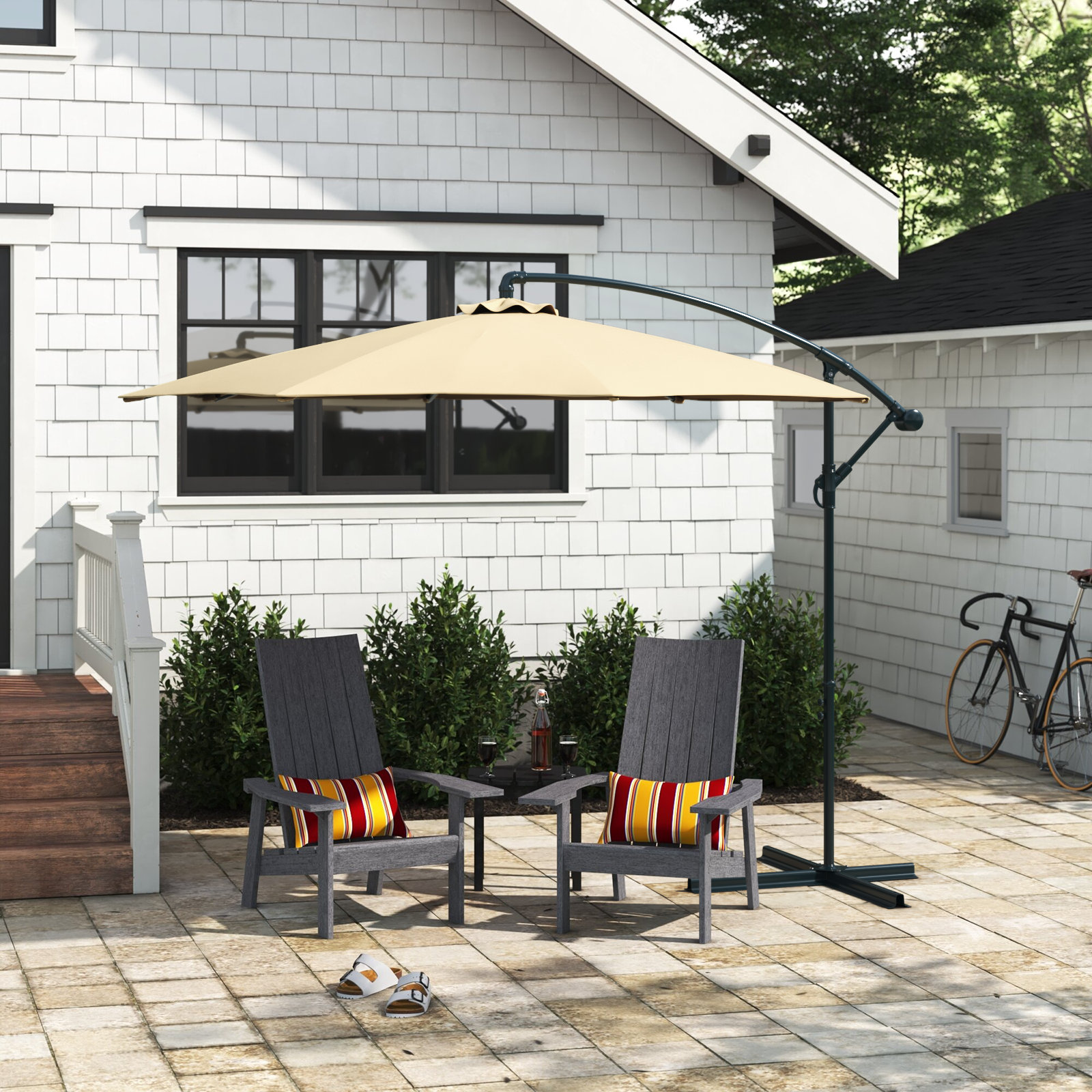 Andover Mills Chalone 95" Solid Octagon Cantilever Umbrella