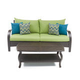 Barcelo 5 Piece Rattan Sofa Set with Cushions