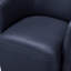 Fauteuil d'appoint pivotant à fonction demi-tonneau - Similicuir bleu minuit-1398202859