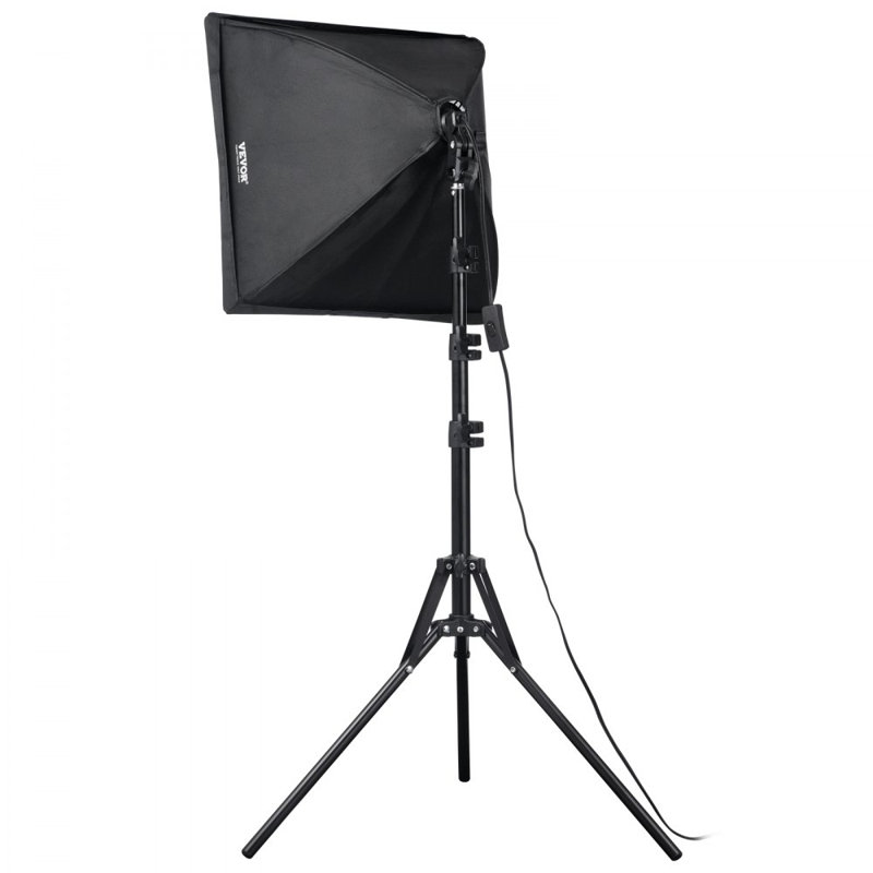 Ensemble d'éclairage Softbox 16 po x 16 po 3000-6500K réglable pour le tir